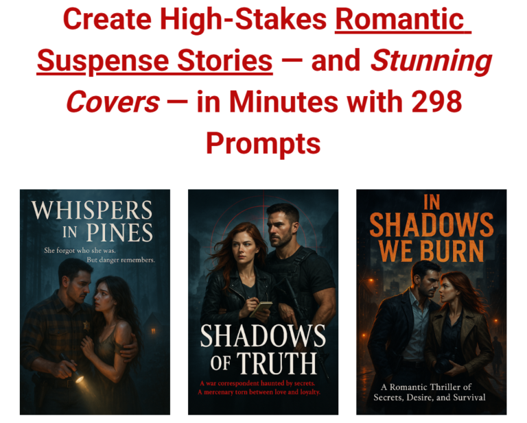 298 Prompt For Romantic Stories & Covers
