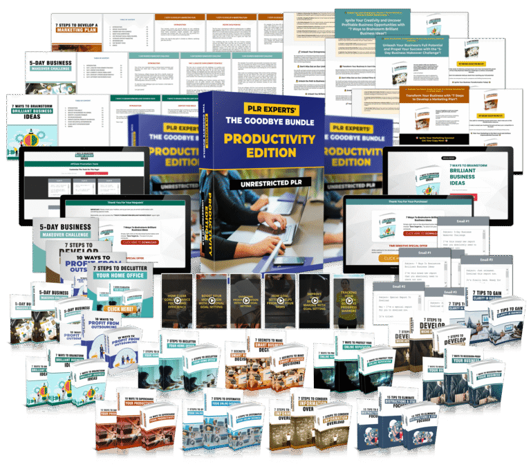 (Farewell PLR) Mega Productivity Bundle
