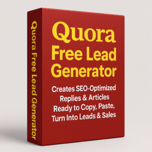 Quora Free Lead Generator (Premium GPT)