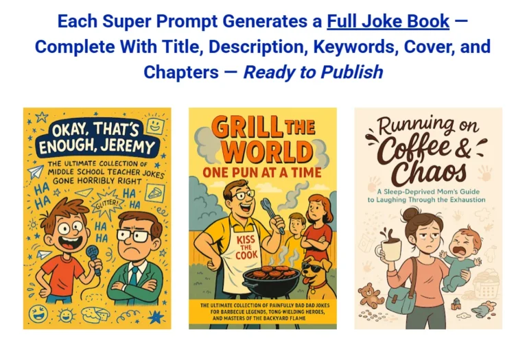 330 Prompts for Bad Joke Books