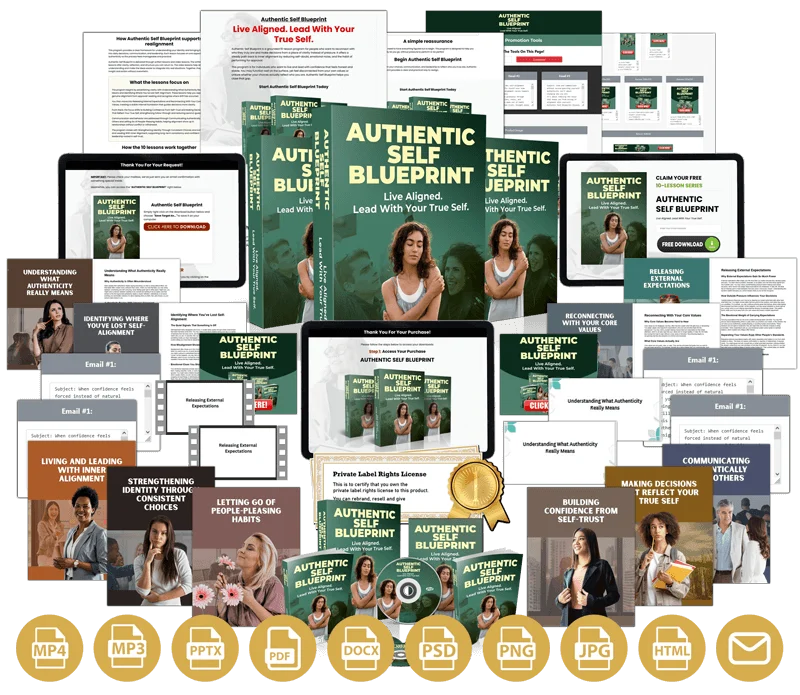 (PLR Firesale) Authentic Self Blueprint