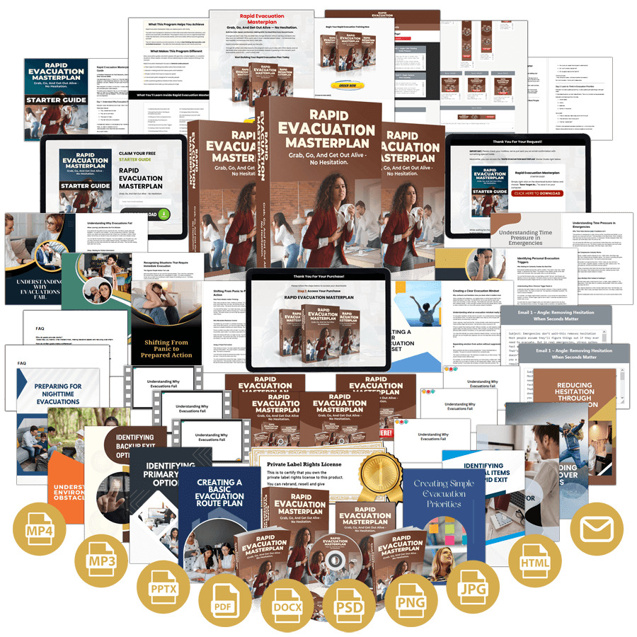 (PLR Firesale) Rapid Evacuation Masterplan